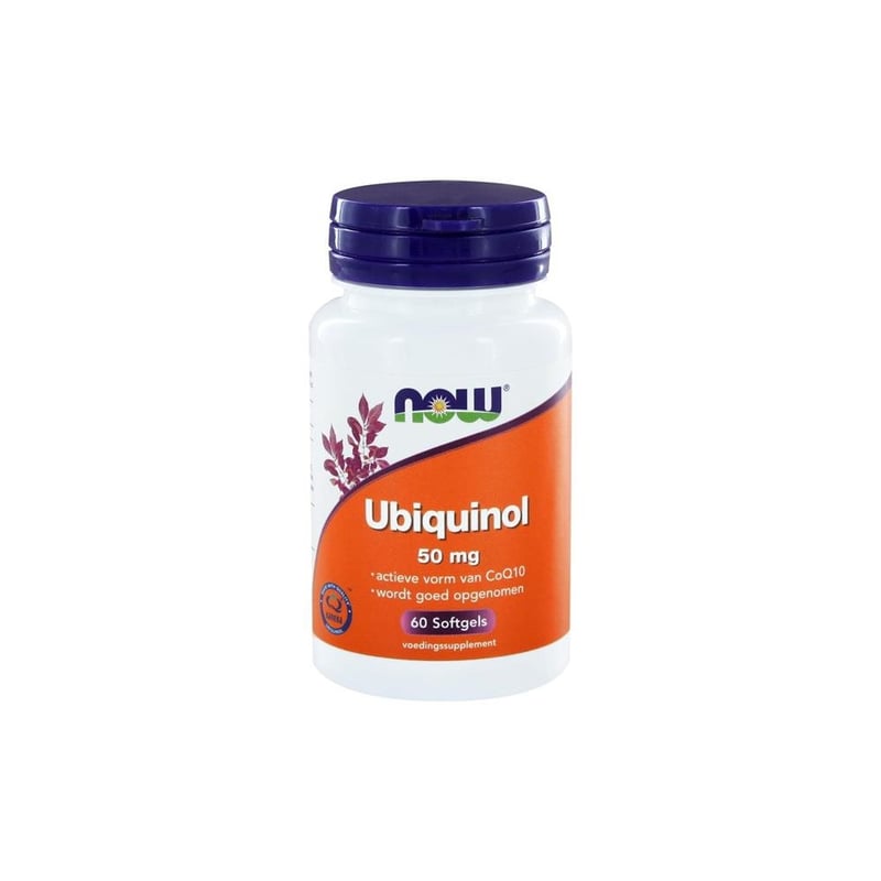 NOW Co-Q10 Ubiquinol 50 mg afbeelding