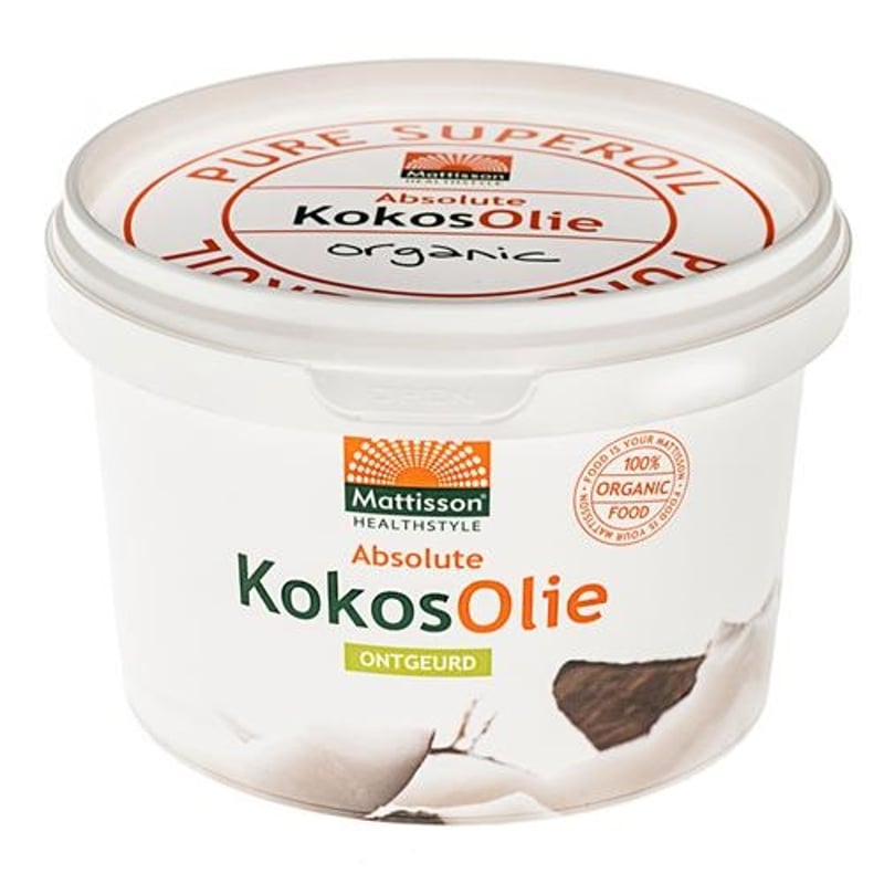 Mattisson Healthstyle Absolute Kokosnootolie Ontgeurd BIO afbeelding