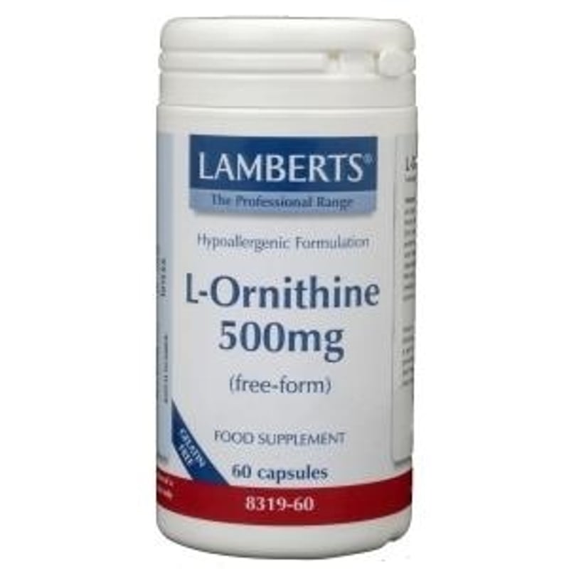 Lamberts L-Ornithine 500 mg afbeelding