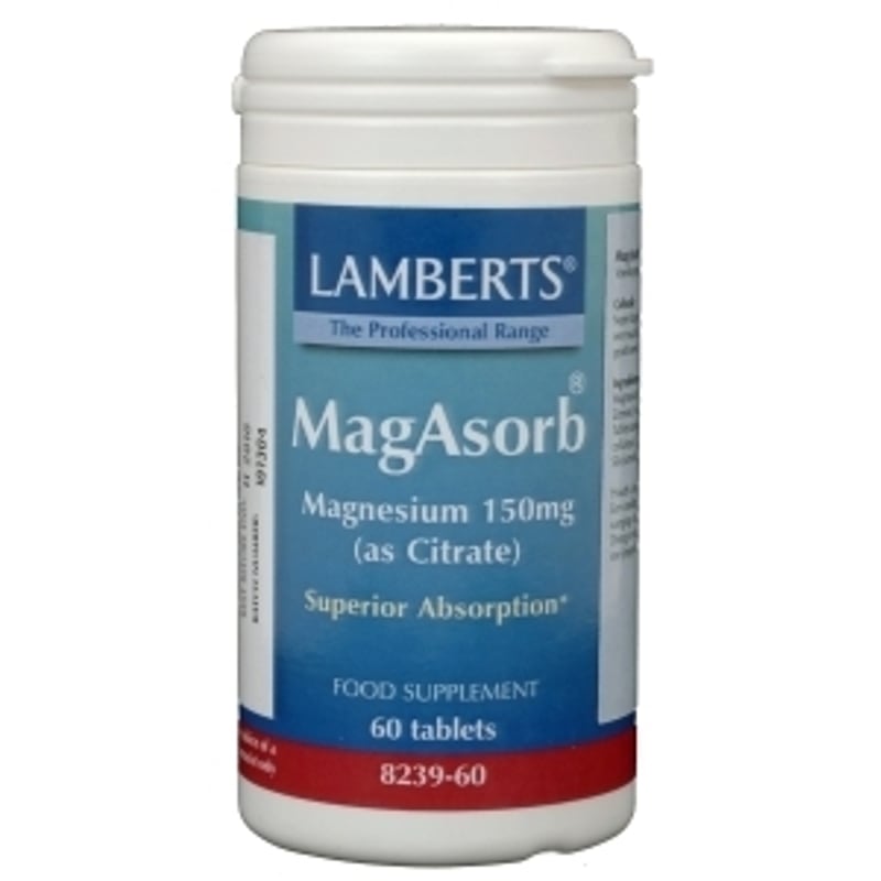Lamberts MagAsorb (magnesiumcitraat 150 mg) afbeelding