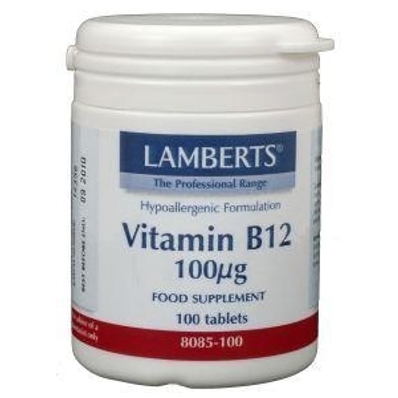 Lamberts Vitamine B12 100 mcg afbeelding