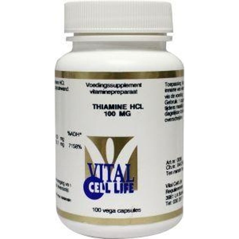 Vital Cell Life Thiamine HCL 100 mg image