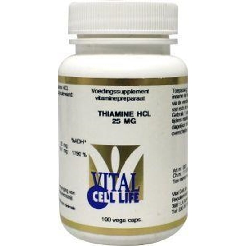 Vital Cell Life Thiamine HCL 25 mg image