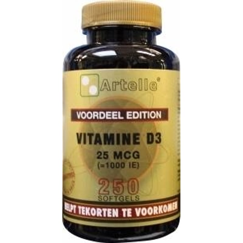 Artelle Vitamin D3 25 mcg image