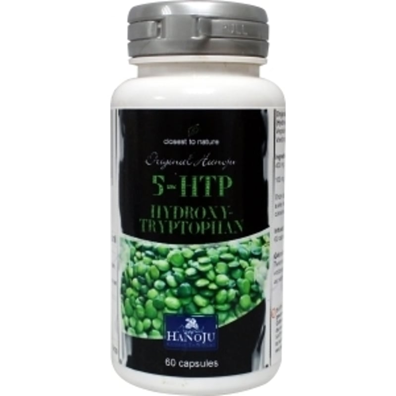 Hanoju 5-HTP 400 mg Extract (50 mg 5-HTP per capsule) image