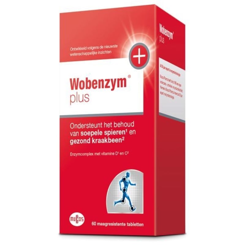 Wobenzym plus enzyme complex with vitamins D and C image
