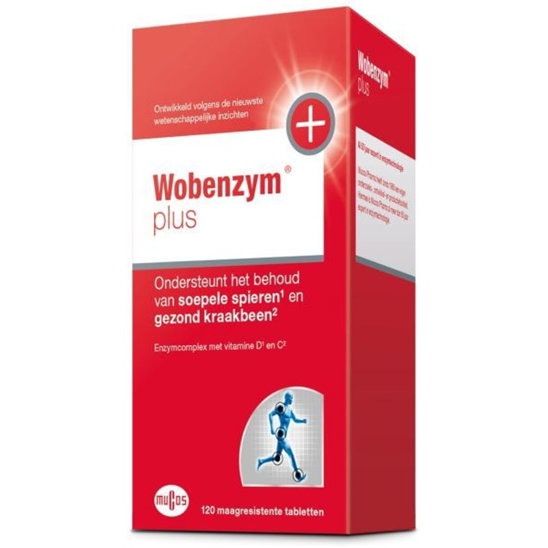 Wobenzym plus enzyme complex with vitamins D and C image