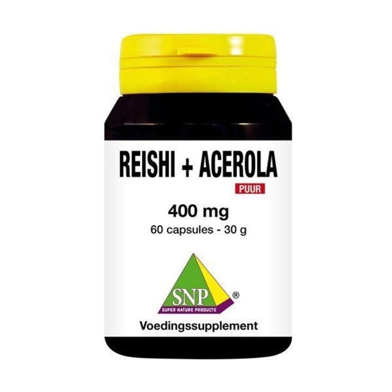 SNP Reishi acerola 400 mg puur afbeelding