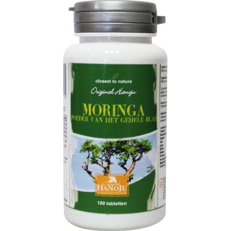 Hanoju Moringa oleifera whole leaf 500 mg image