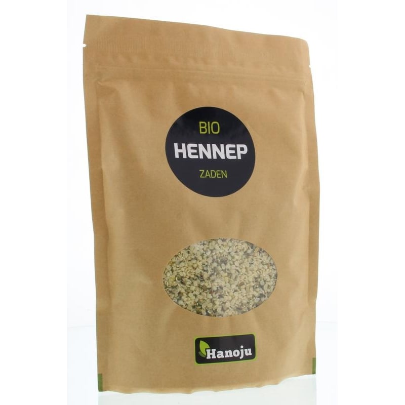 Hanoju Organic hemp seeds paper bag image