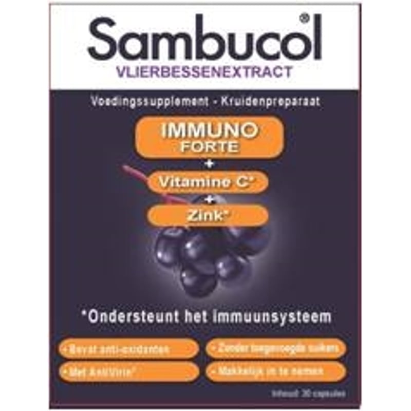 Sambucol Sambucol Immuno Forte Capsules image