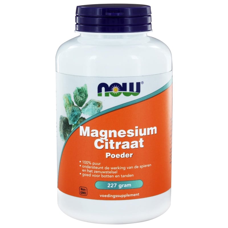 NOW Magnesium Citrate Powder image