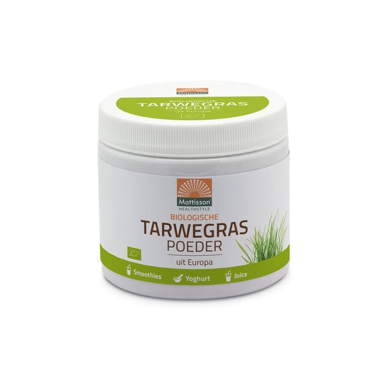 Mattisson Healthstyle Absolute tarwegras poeder bio afbeelding