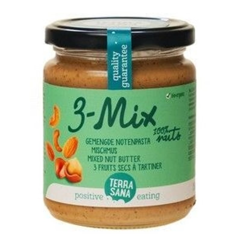 TerraSana 3-Mix notenpasta zonder pinda's afbeelding