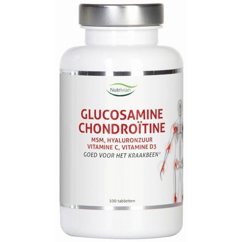 Nutrivian Glucosamine chondroitin MSM hyaluronate vit D3/C image