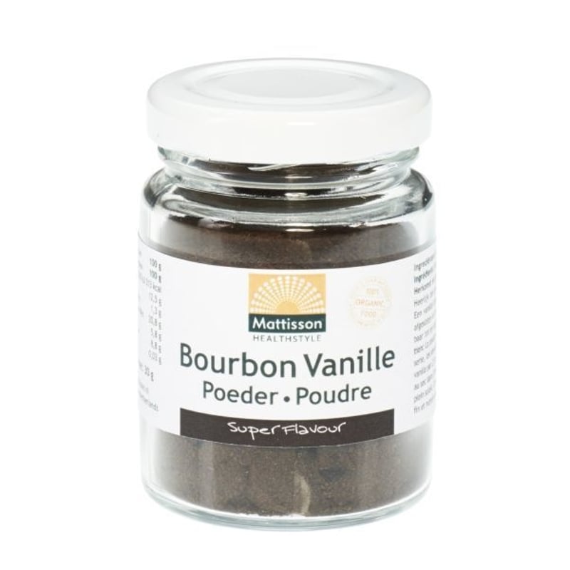 Mattisson Healthstyle Bourbon Vanille Poeder Bio afbeelding
