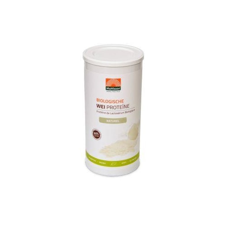 Mattisson Healthstyle Biologische Weiproteine Naturel (80% eiwit) afbeelding