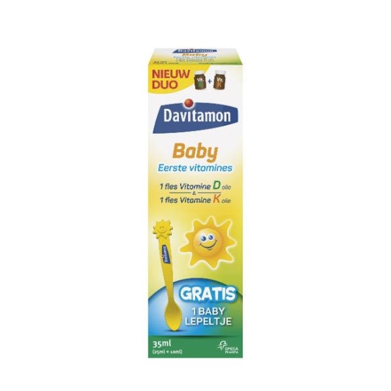 Davitamon Baby vitamine D & K (10 mcg & 150 mcg) afbeelding