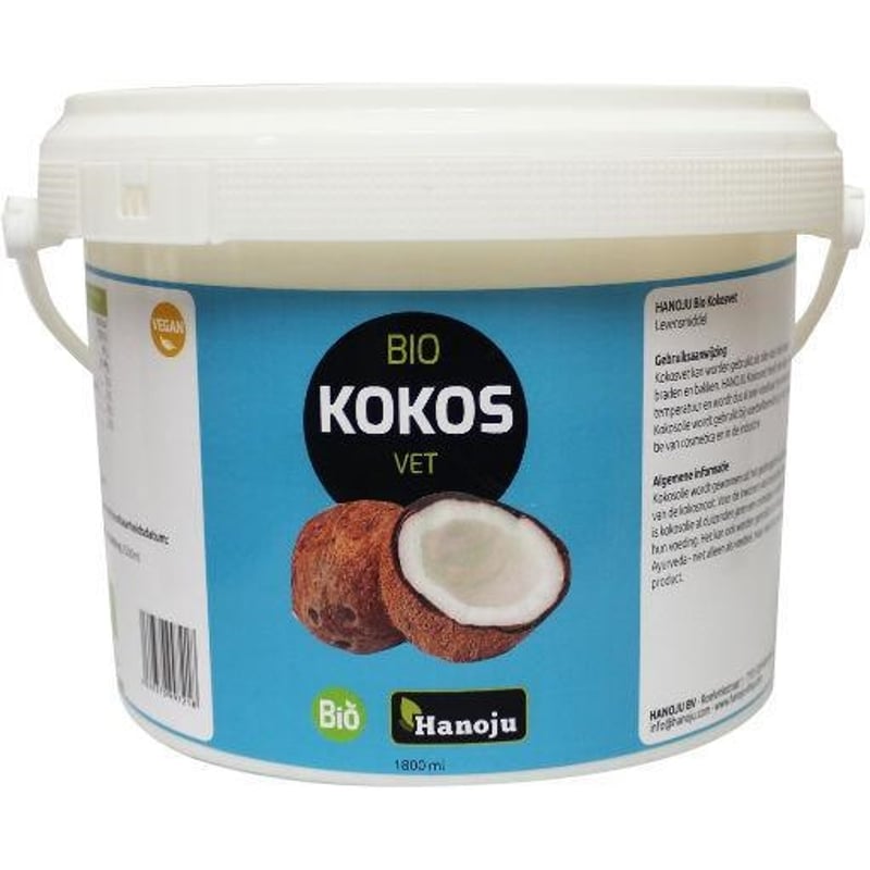 Hanoju Kokosolie geurloos bio afbeelding