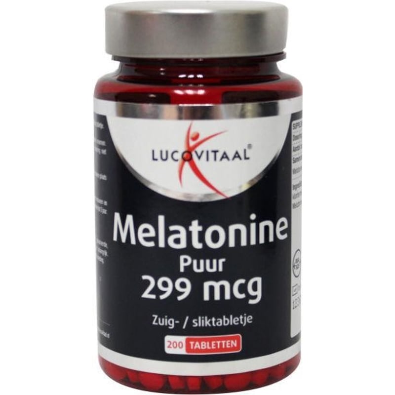 Lucovitaal Melatonine puur 0.299 mg Lucovitaal Melatonine puur 0.299 mg afbeelding