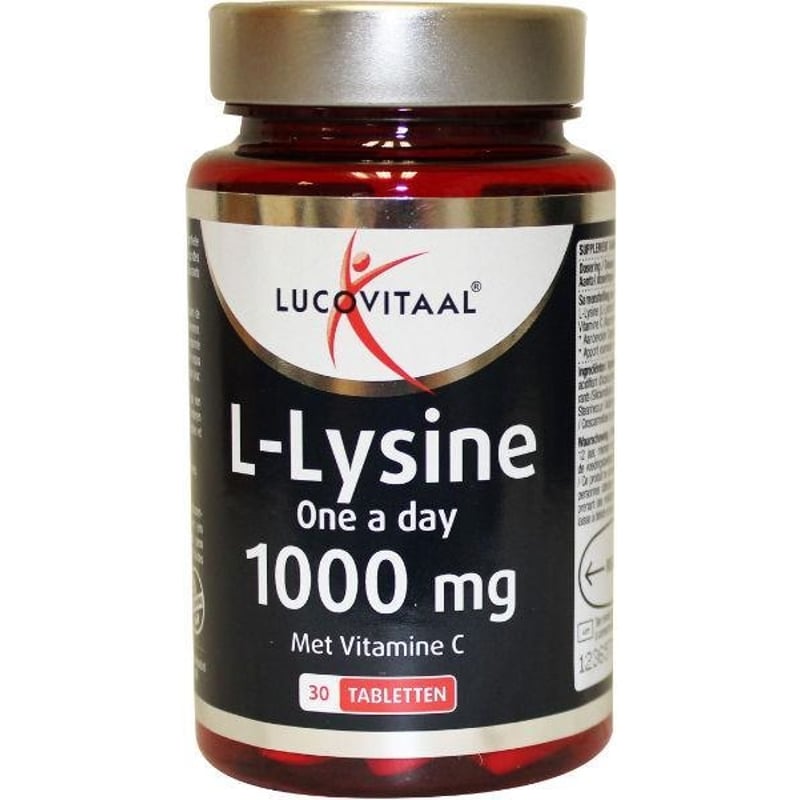Lucovitaal L-Lysine 1000 mg Lucovitaal L-Lysine 1000 mg afbeelding
