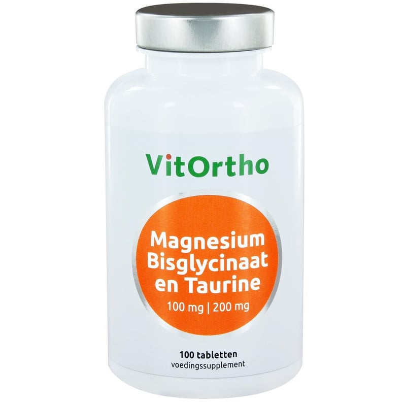Vitortho Magnesium Bisglycinaat en Taurine afbeelding