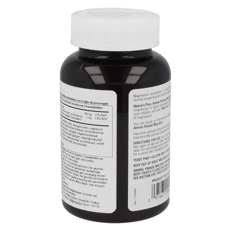 Animal Parade Mag Kidz kauwtabletten (magnesium voor kinderen) afbeelding