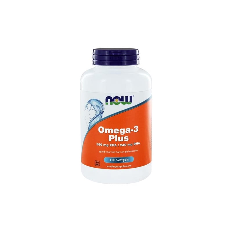 NOW Omega-3 Plus 360 mg EPA 240 mg DHA afbeelding