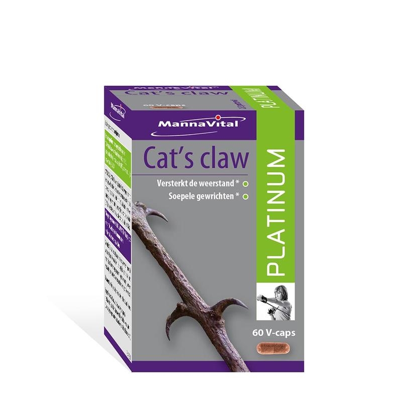 Mannavital Cats claw platinum afbeelding