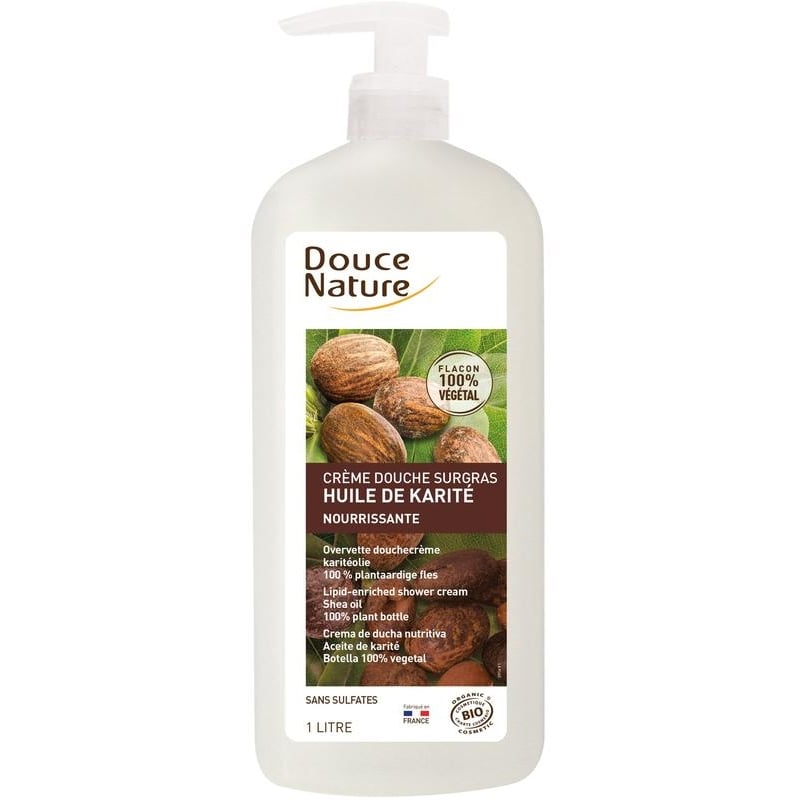 Douce Nature Douchecreme overvette huid karite olie afbeelding