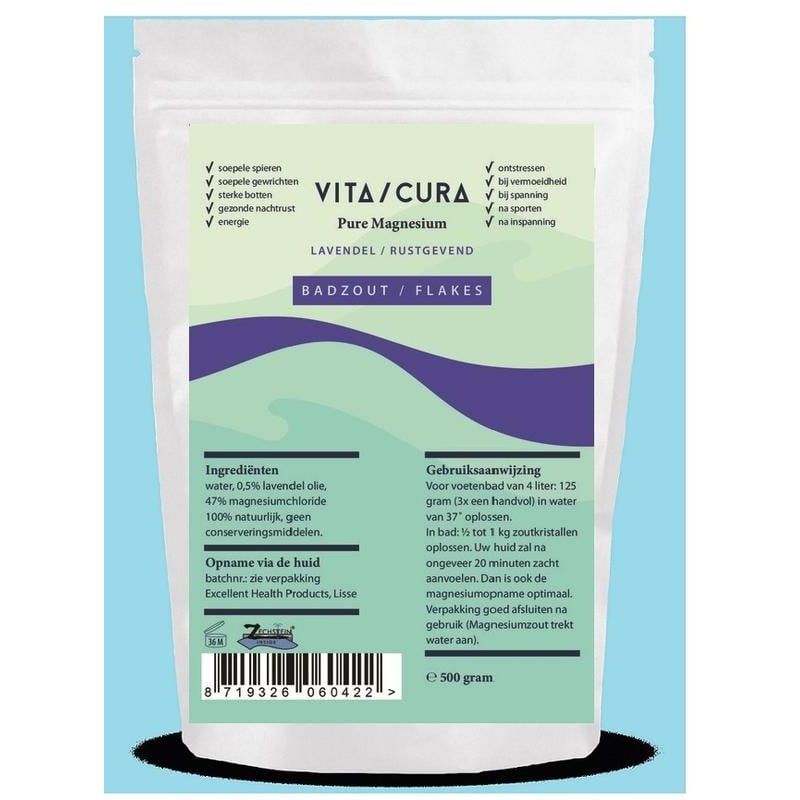 Vitacura Magnesium salt/flakes lavender Vitacura Magnesium salt/flakes lavender image
