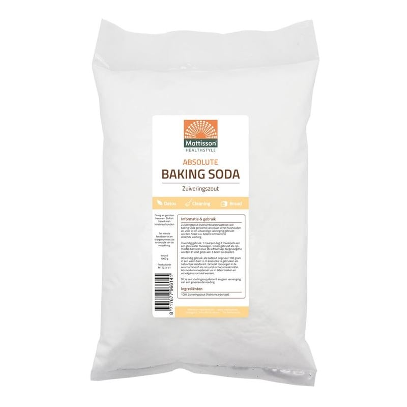 Mattisson Healthstyle Baking soda - bicarbonate of soda (sodium bicarbonate) image
