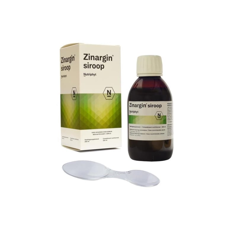 Nutriphyt Zinargin siroop Nutriphyt Zinargin siroop afbeelding