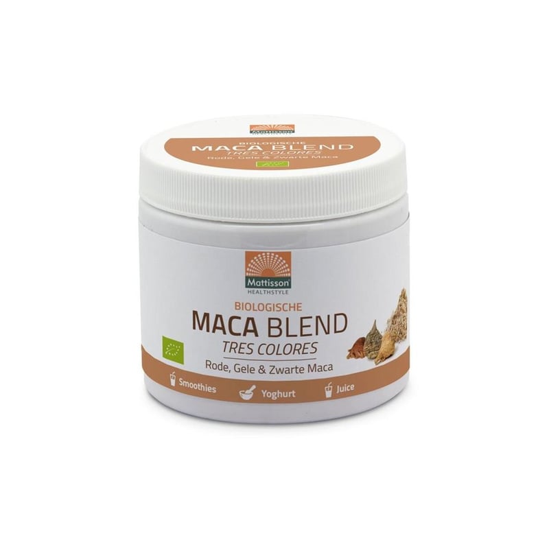 Mattisson Healthstyle Maca blend rood geel & zwart bio afbeelding