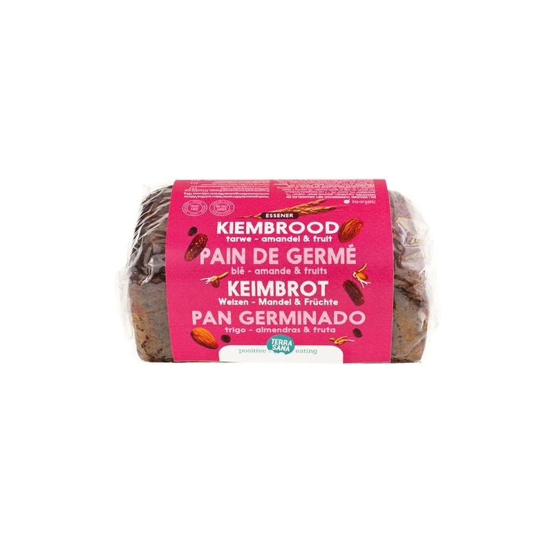TerraSana Gekiemd brood zuidvruchten amandel afbeelding
