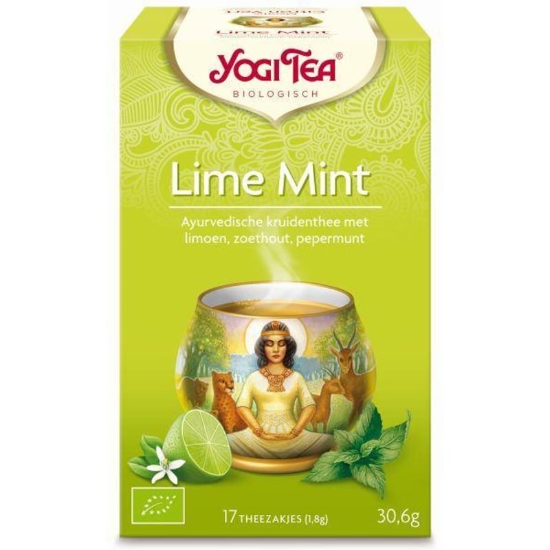 Yogi Tea Lime mint afbeelding