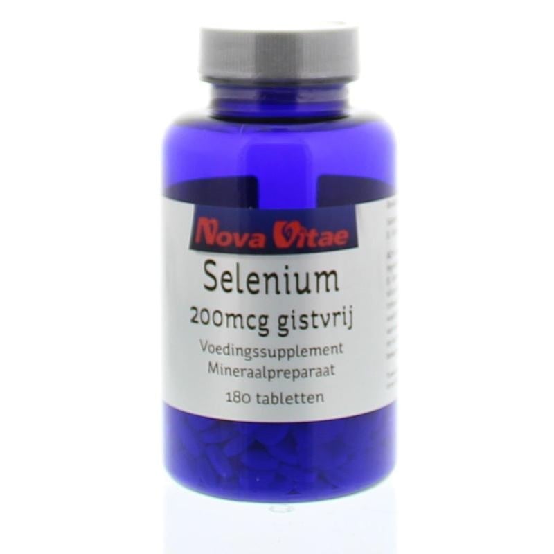 Nova Vitae Selenium 200 mcg gistvrij Nova Vitae Selenium 200 mcg gistvrij afbeelding