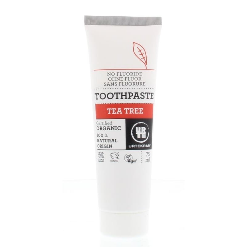 Urtekram Tandpasta tea tree afbeelding