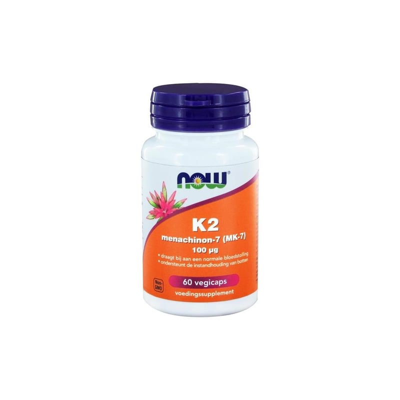 NOW K2 Menachinon-7 (MK-7) 100 mcg afbeelding