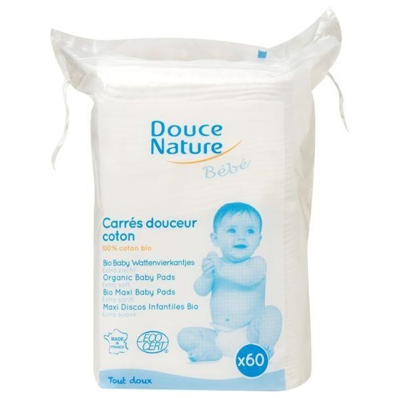 Douce Nature Baby wattenvierkantjes bio afbeelding