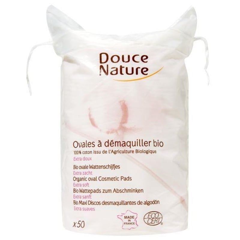 Douce Nature Oval Cotton Pads Organic Cotton image