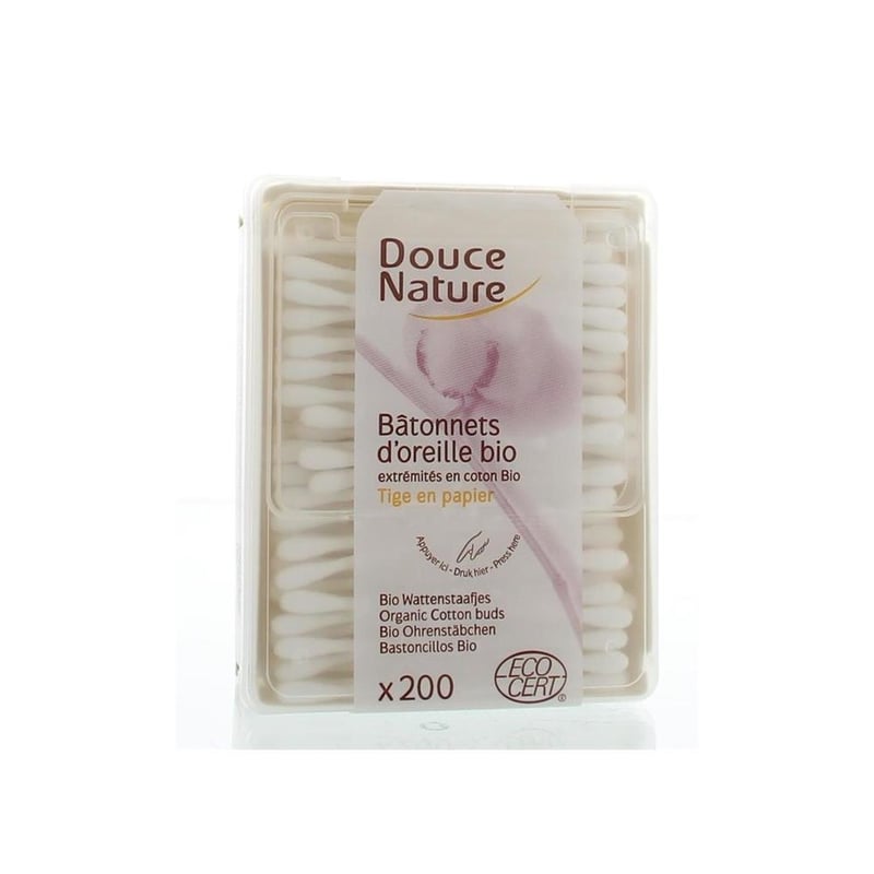 Douce Nature Wattenstaafjes bio katoen afbeelding