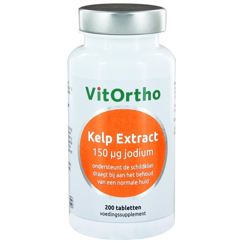 Vitortho Kelp extract - 150 mcg jodium afbeelding