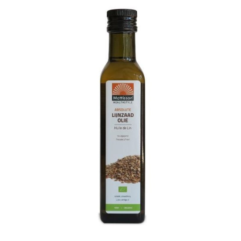 Mattisson Healthstyle Absolute Flaxseed Oil Organic Raw image