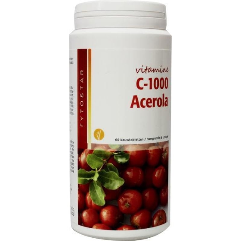 Fytostar Vitamine C 1000 acerola Fytostar Vitamine C 1000 acerola afbeelding