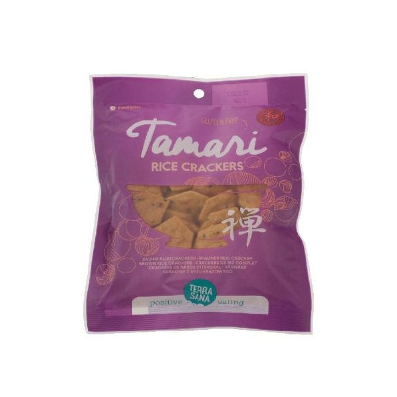 TerraSana Japanese Brown Rice Crackers Organic image