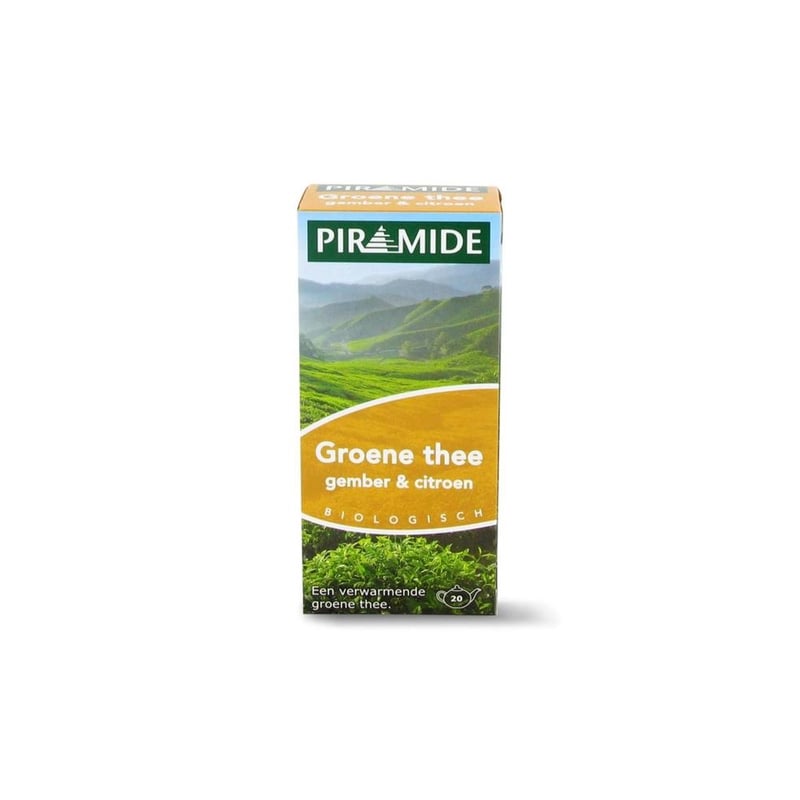 Piramide Green tea with ginger and lemon image