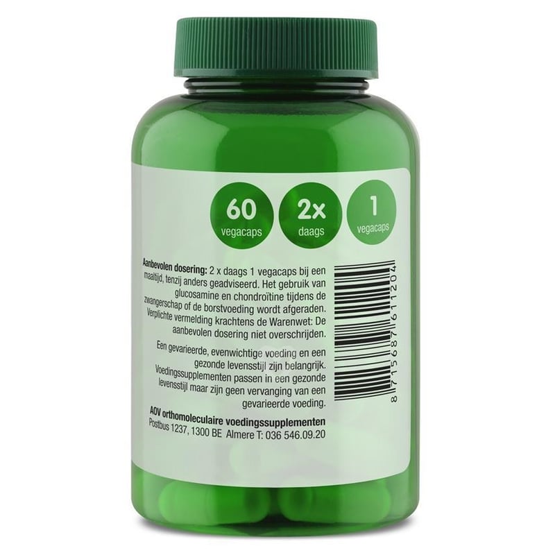 AOV Voedingssupplementen 1120/1121 Glucosamine & Chondroïtine afbeelding