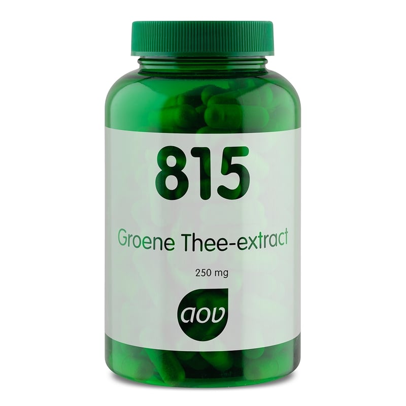 AOV Voedingssupplementen 814/815 Green Tea Extract 250 mg (green tea) image