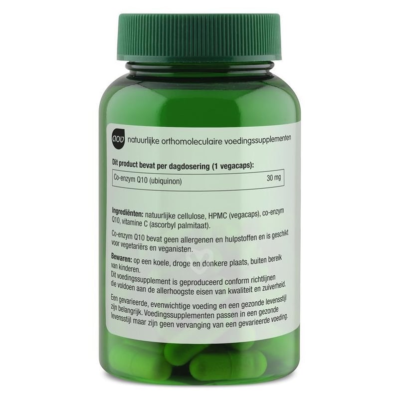 AOV Voedingssupplementen 908 Co Enzym Q10 30 mg afbeelding